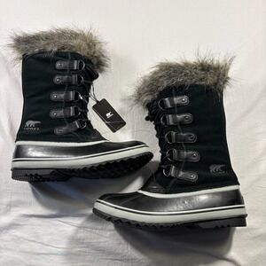 Sorel Joan of Arctic Winter Boots Womens 10 Black New Out of Box